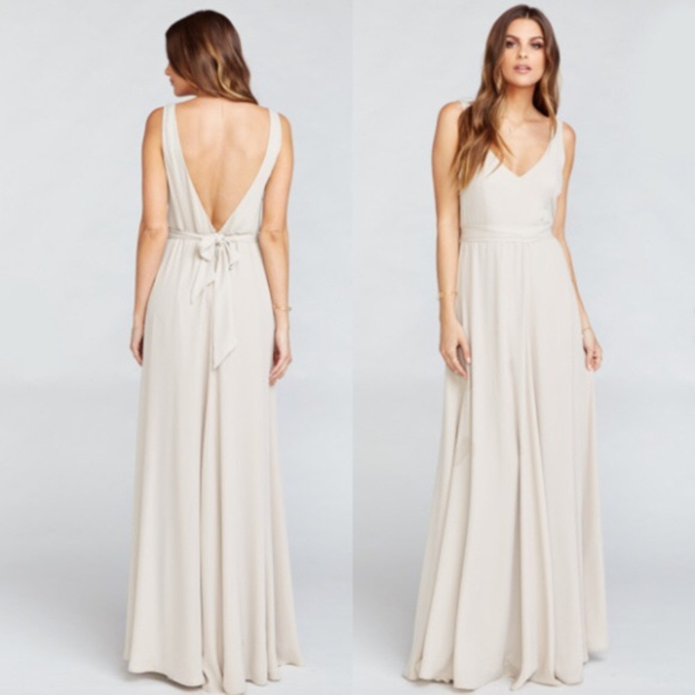 Jenn Maxi Dress in Show Me The Ring Crisp